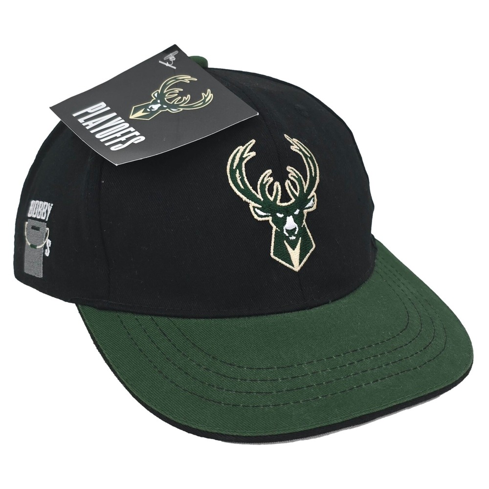 Milwaukee Bucks Bobby Portis Hat Mayor of MKE Snapback Black Green NBA Playoffs